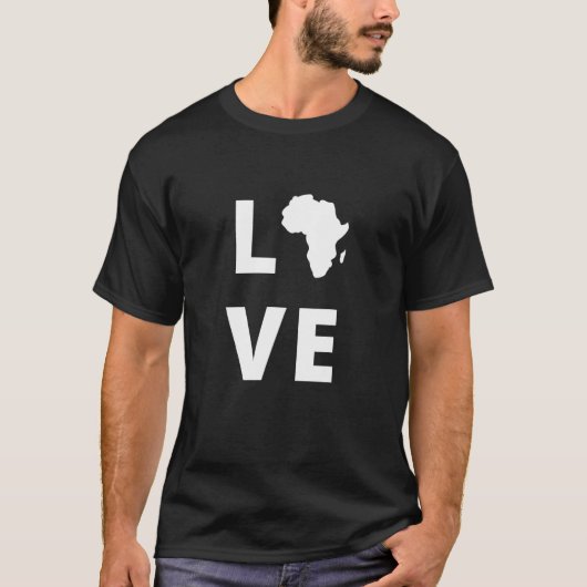 Afrikaanse liefde t-shirt (Voorkant)