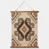 Afrikaanse liefhebbers betegeld patroon hangend wandkleed (Voorkant)