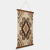 Afrikaanse liefhebbers betegeld patroon hangend wandkleed (Gebogen)