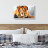 Afrikaanse lion 1 canvas afdruk (Insitu (Slaapkamer))