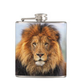 Afrikaanse lion 1 heupfles (Voorkant)