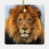 Afrikaanse lion 1 keramisch ornament (Voorkant)