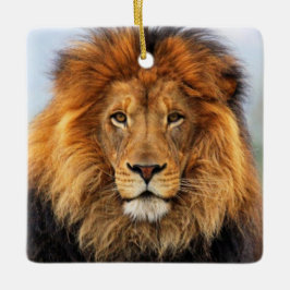 Afrikaanse lion 1 keramisch ornament
