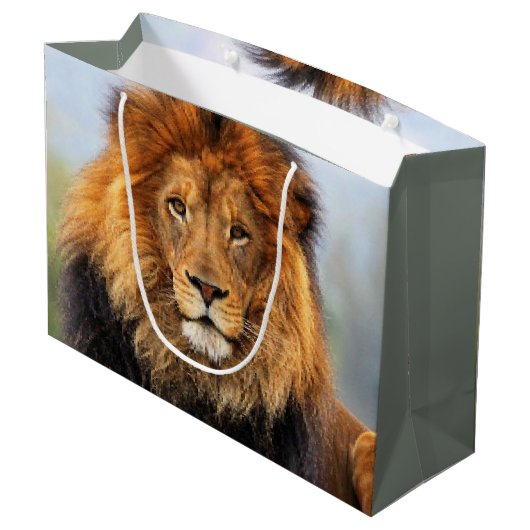 Afrikaanse lion 1 large cadeautasje (Achterkant Gekanteld)