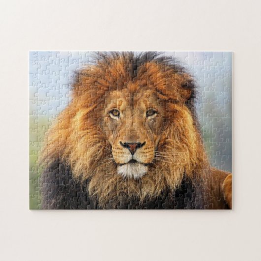 Afrikaanse lion 1 legpuzzel (Horizontaal)