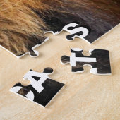 Afrikaanse lion 1 legpuzzel (Zijkant)