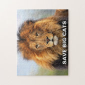 Afrikaanse lion 1 legpuzzel (Verticaal)