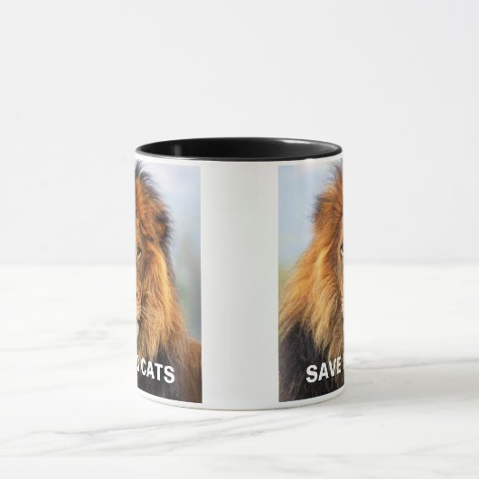 Afrikaanse lion 1 mok (Midden)