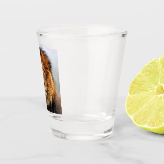 Afrikaanse lion 1 shot glas (Rechts)