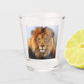 Afrikaanse lion 1 shot glas (Voorkant)