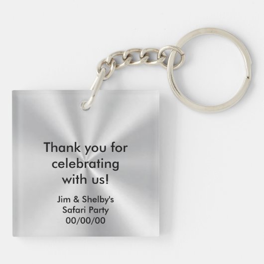 Afrikaanse lion 1 sleutelhanger (Achterkant)