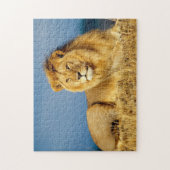 Afrikaanse Lion 2 Legpuzzel (Verticaal)