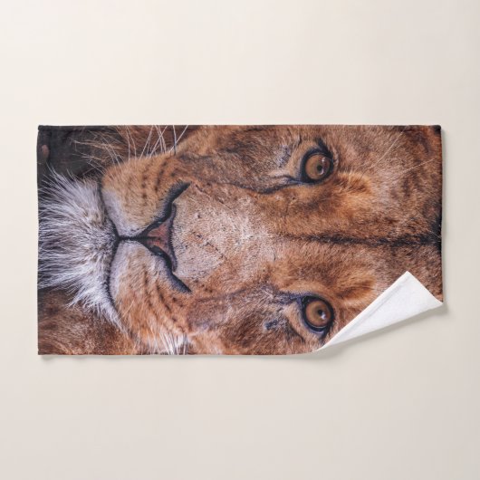 Afrikaanse lion bad handdoek (Handdoek)