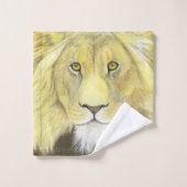 Afrikaanse lion bad handdoek (Wasdoekje)
