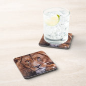 Afrikaanse lion bier onderzetter (Rechterzijde)