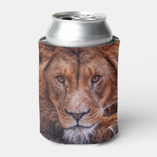 Afrikaanse lion blikjeskoeler (Blikje Voorkant)