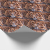 Afrikaanse lion cadeaupapier (Hoek)