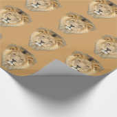 Afrikaanse lion cadeaupapier (Hoek)