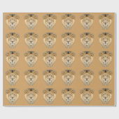 Afrikaanse lion cadeaupapier (Vlak)