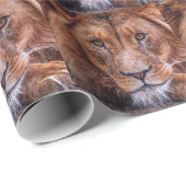 Afrikaanse lion cadeaupapier (Rol Hoek)