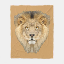 Afrikaanse lion fleece deken