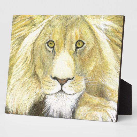 Afrikaanse lion fotoplaat (Zijkant)