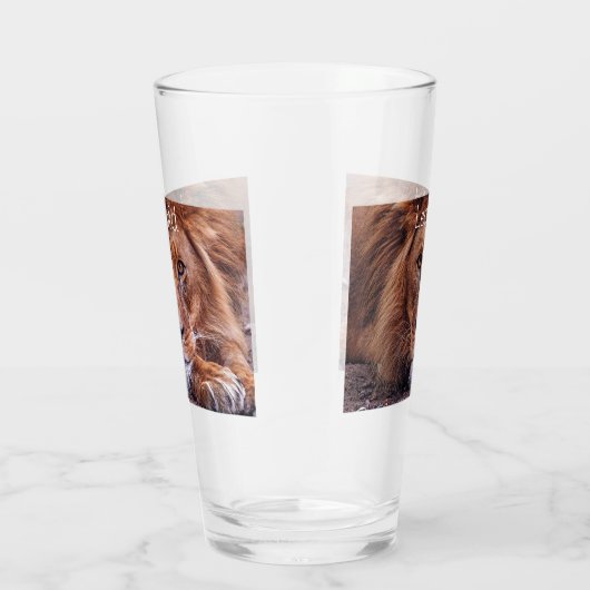 Afrikaanse lion glas (Rechts)