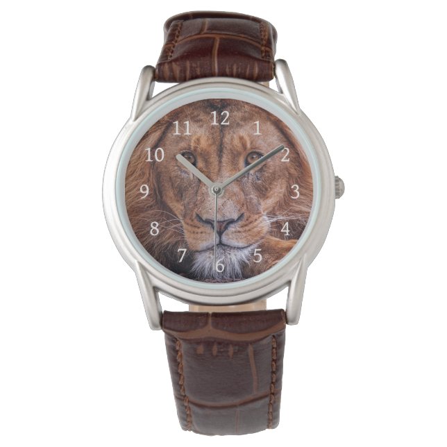 Afrikaanse lion horloge (Voorkant)