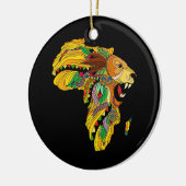 Afrikaanse lion keramisch ornament (Links)