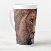 Afrikaanse lion latte mok (Linkerhoek)