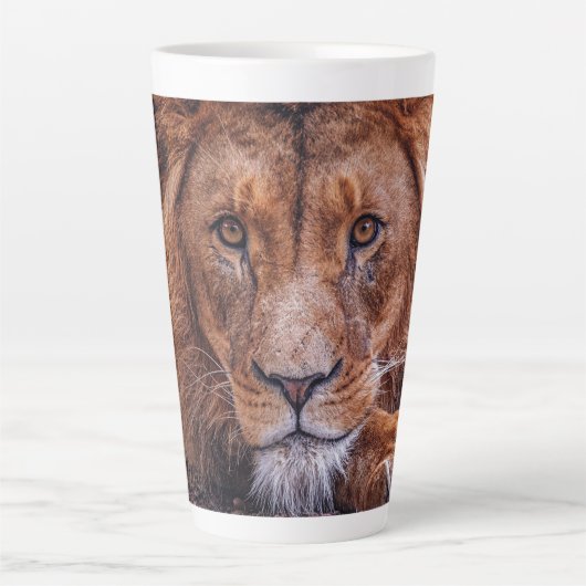 Afrikaanse lion latte mok (Voorkant)