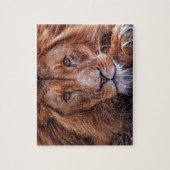 Afrikaanse lion legpuzzel (Verticaal)