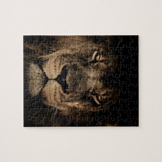 Afrikaanse lion legpuzzel (Horizontaal)