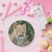 Afrikaanse lion papieren bordje (Feest)