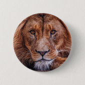 Afrikaanse lion ronde button 5,7 cm (Voorkant)