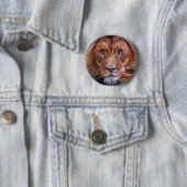 Afrikaanse lion ronde button 5,7 cm (In situ)
