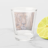 Afrikaanse lion shot glas (Achterkant)