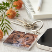 Afrikaanse lion sleutelhanger (Voorkant Rechts)