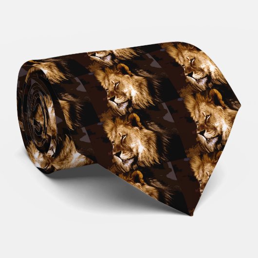 Afrikaanse lion stropdas (Opgerold)