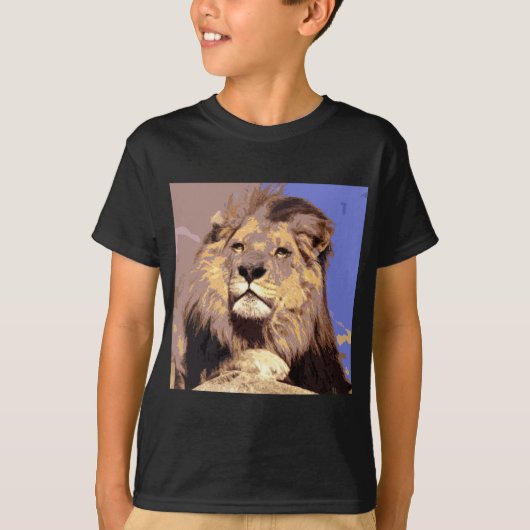 Afrikaanse lion t-shirt (Voorkant)