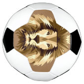 Afrikaanse lion     voetbal (Gedraaid)