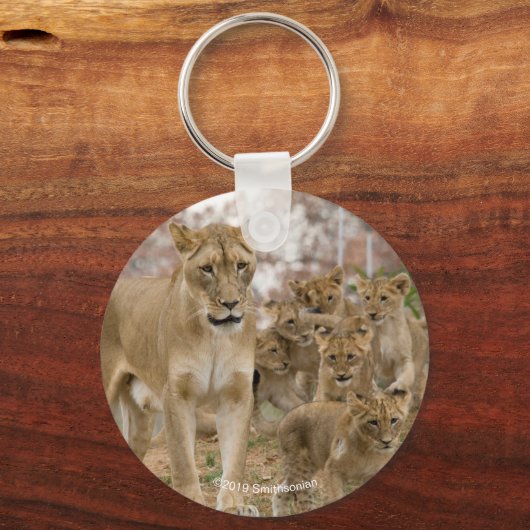 Afrikaanse lionkubussen met moeder sleutelhanger (Voorkant)