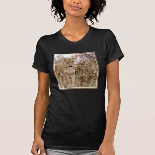 Afrikaanse lionkubussen met moeder t-shirt (Voorkant)