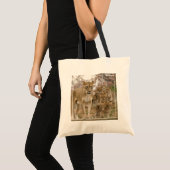 Afrikaanse lionkubussen met moeder tote bag (Voorkant (product))