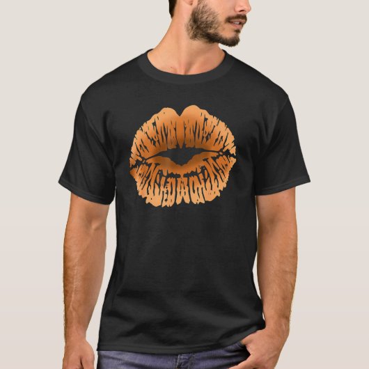 Afrikaanse Lippen Shirt Afrika Vlag Zwarte Geschie (Voorkant)