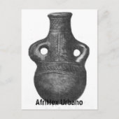 Afrikaanse Luba Pottery-reeks Briefkaart (Voorkant)