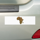 Afrikaanse luipaard bumpersticker (Op auto)