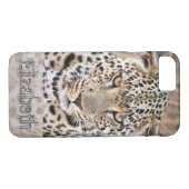 Afrikaanse luipaard gepersonaliseerd Case-Mate iPhone case (Achterkant (Horizontaal))