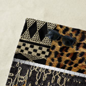 Afrikaanse luipaard in beweging strandlaken (In situ)