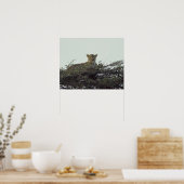 Afrikaanse luipaard poster (Keuken)